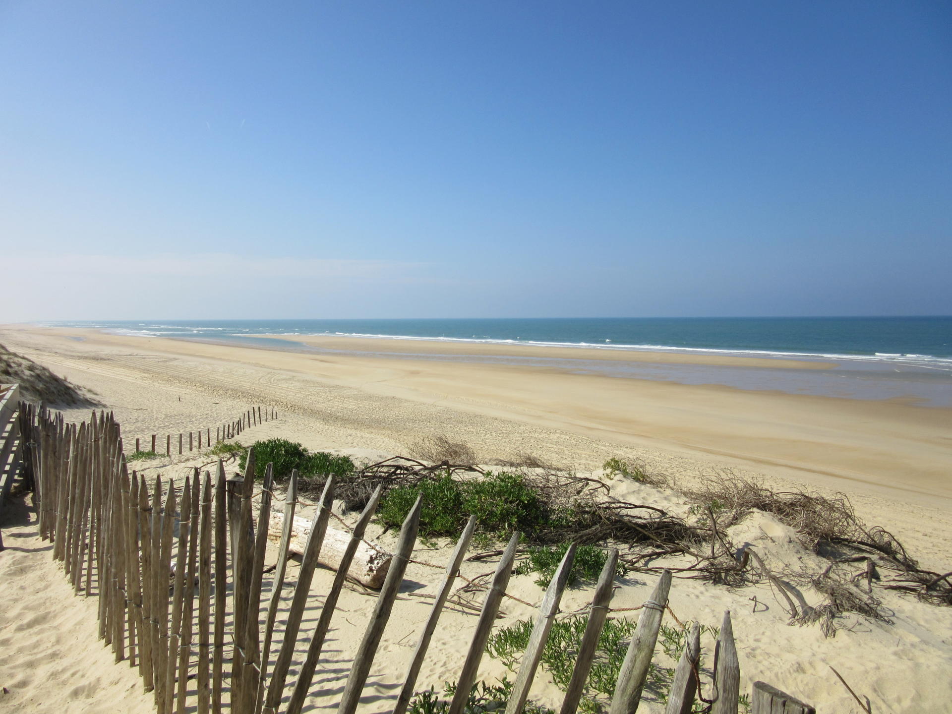 Plage De La Lette Blanche Côte Landes Nature Tourisme